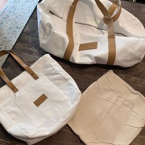 Cozy Earth Comforter Duffle + tote bag lot!